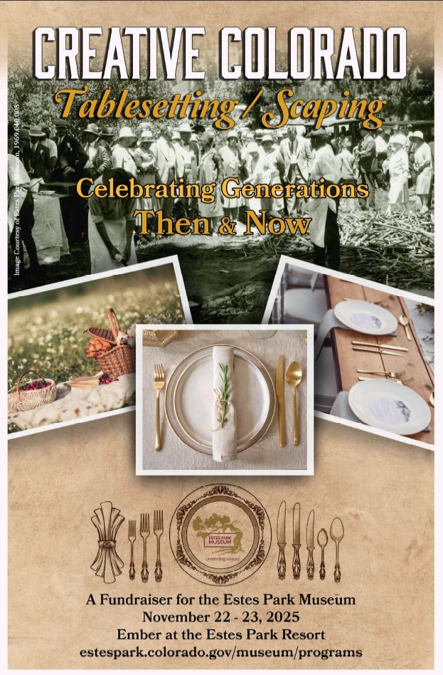 Event poster for the Colorado Creative Tablesetting