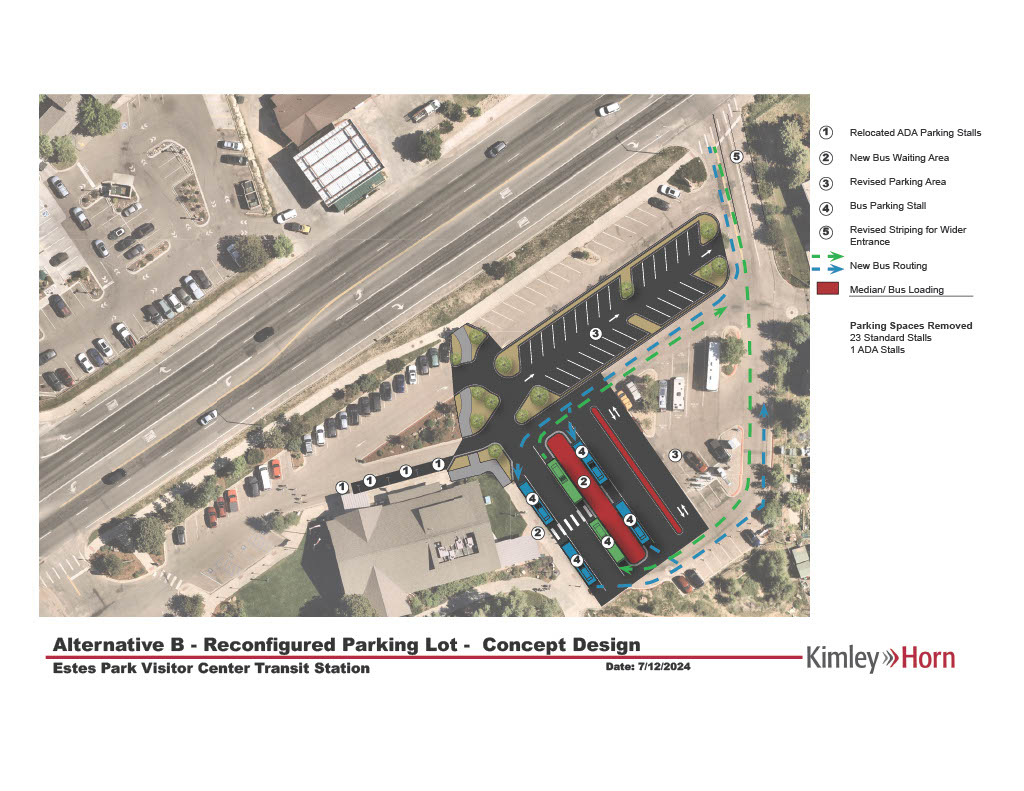 Image of Visitor Parking Lot Design B