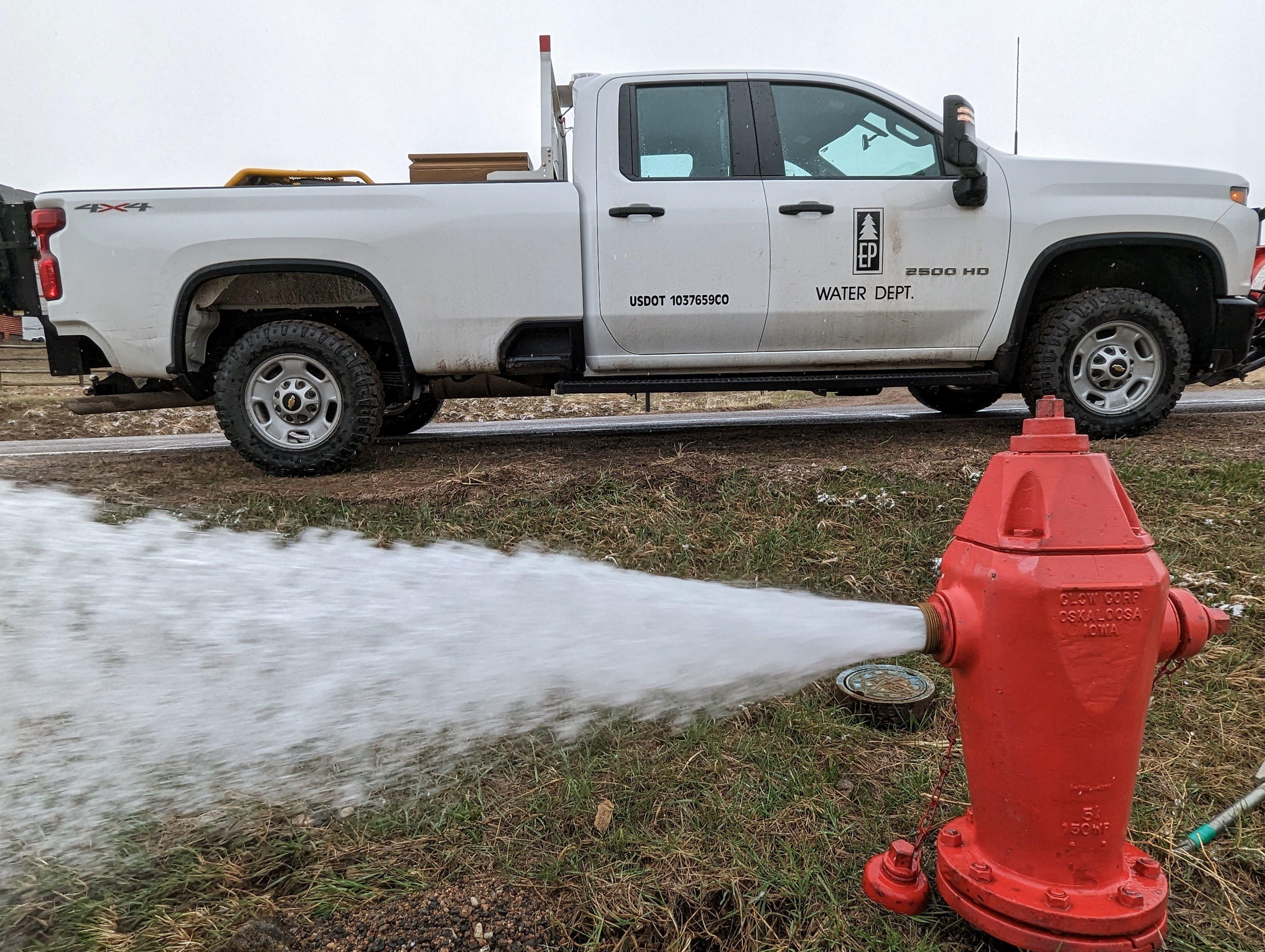 Hydrant flushing