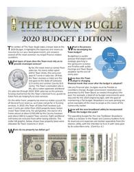 2020 Budget Bugle front page