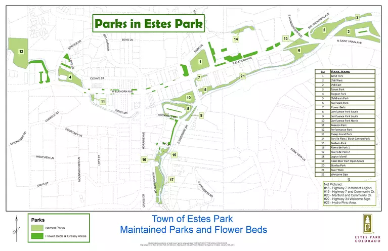 Parks in Estes Park
