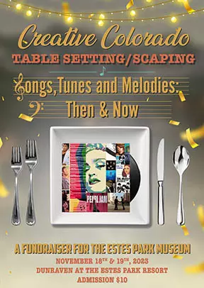 Poster of event, Colorado Tablesetting